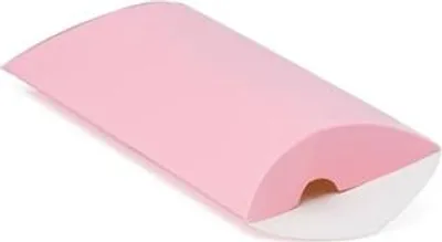 Zdjęcie produktu dla Pudełko Laminowane Ozdobne Na Prezent Poduszka 250x165x50 Różowe