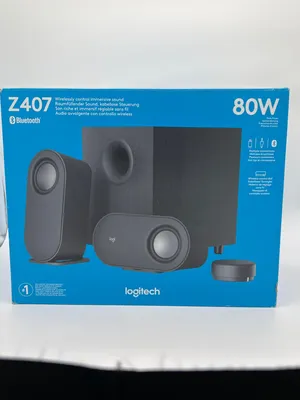 Produktbild von Logitech Z407 Bluetooth PC-Lautsprecher mit Subwoofer – Schwarz