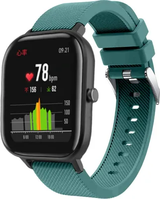 Produktbild von Strap-it Xiaomi Amazfit GTS Armband Silikon (Kieferngrün)