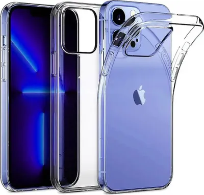 Immagine prodotto di Custodia in silicone Cyoo per iPhone 16 Pro Max trasparente