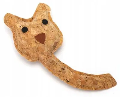 Imagen del producto de Nobleza: Juguete para gatos con forma de oso, relleno con hierba gatera