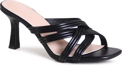 Produktbild von topschuhe24 3143 Damen Pantoletten Sandalen Mules, Farbe:Schwarz, Größe:39 EU