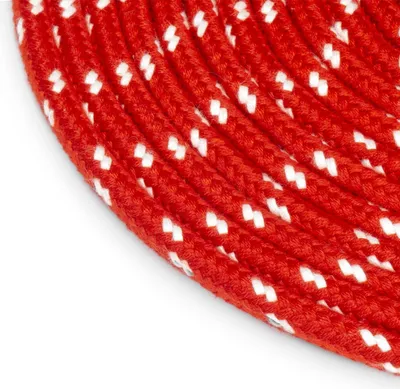 Produktbild von Seiletech.de Polyesterseil | 10mm | 70m | Rot mit weiss Flecken | Schotseil | Kordel | 16-Fach geflochten | guter Griff
