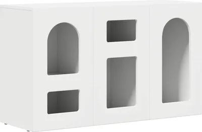 Image de Buffet blanc 100 x 35 x 59 cm en aggloméré
