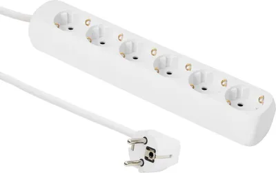 Zdjęcie produktu dla MicroConnect 6-way Schuko Socket 5M White (GRU0065WA)