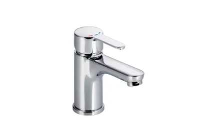 Produktbild von Waschtischaramtur DIZIANI ECO, Einhebelmischer, Badarmatur mit Ablaufgarnitur, Wassersparfunktion, Chrom