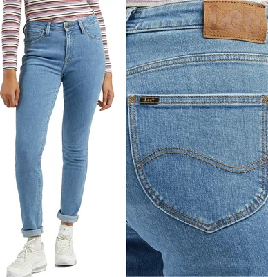Obrázek produktu pro LEE, Dámské džíny, Slim fit, LEE SCARLETT HIGH, W27 L31, Blau, Jeans, baggyjeans, buggy