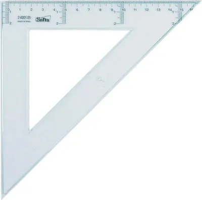 Produktbild von Safta Dreieck 25 Cm Durchsichtig Durchsichtig One Size