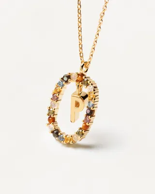 Produktbild von PDPAOLA Halskette LETTERS 18K gold plated silver gold