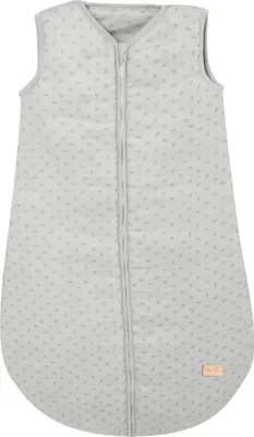 Produktbild von roba organic Schlafsack „Lil Planet” silbergrau, 90 cm, Musselin, 100 % Baumwolle, GOTS