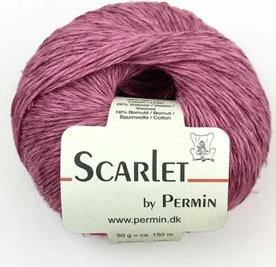 Produktbild von Scarlet by Permin – Nachhaltiges Sommergarn aus Leinen, Baumwolle & ECOVERO™ (13 pink)