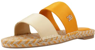 Produktbild von TOMMY HILFIGER TH SATIN FLAT ESPADRILLE Orange