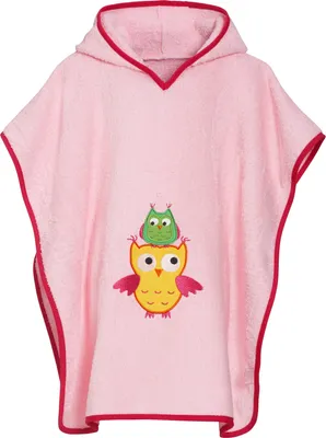 Produktbild von Playshoes Bademantel Handtuch Uni Kinder,Eule,L (ab ca. 4 Jahre)