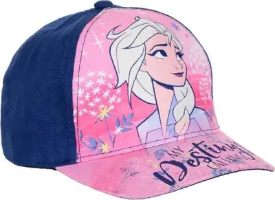 Produktbild von Disney Die Eiskönigin Elsa Kinder Baseball Kappe 52 oder 54 cm Blau o Lila – 52 cm / Blau