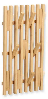 Obrázok produktu pre Zeller Present 13827, Nástenný, Bamboo, 11 háčik/háčiky, Drevo, 255 mm, 35 mm