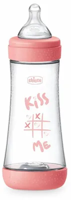 Immagine prodotto di Chicco Babyflasche Perfect5 4Chicco Babyflasche Perfect 4M+ 300ml Silikon Pink