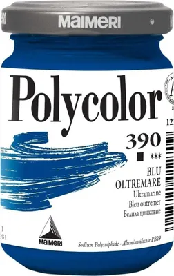 Obrázok produktu pre Maimeri Vynil Polycolor Akrylová farba Ultramarine 390 140 ml 1 ks