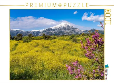 Produktbild von CALVENDO Puzzle Frühling auf Euböa | 1000 Teile Lege-Größe 64x48cm Foto-Puzzle für glückliche Stunden