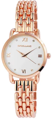 Produktbild von Damenuhr Metall EX0509 mit Metallarmband und Mineralglas