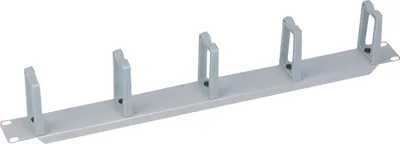Obrázek produktu pro Logilink Kabelführungspanel 19" 1HE, 5 Plastikringe, grau