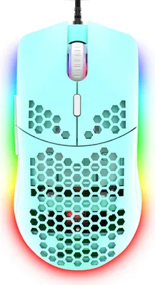 Produktbild von Hoopond Ziyoulang Wired Gaming Mouse: 69G Honeycomb Shell, Leichte Maus mit 6400 DPI, 6 Tasten, Programmierbare USB-Gaming-Mäuse, Ideal für Gamer