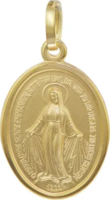 Produktbild von trendor 35771 Madonna Milagrosa Gold-Anhänger 333/8 Karat 16 mm