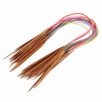 Produktbild von Bambus-Nadeln,Bambus-Stricknadeln,Doppelt spitze Bambus-Nadeln,Bambus-Pullover-Nadeln,Ringförmige Stricknadeln