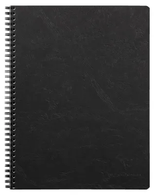 Image de Age Bag Collegeblock avec double spirale, A4+ 80 feuilles détachables, perforé, 4 trous, quadrillé, couverture rouge