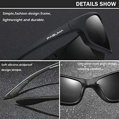 Produktbild von Famanu Sportsonnenbrille polarisiert - UV400 Schutz für Herren