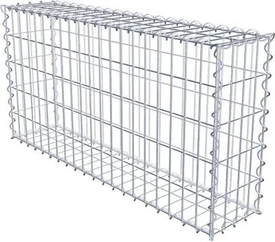 Produktbild von Gabione 100 cm x 50 cm x 20 cm (L x H x T), Maschenweite 5 cm x 10 cm, Spirale