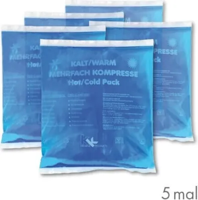 Produktbild von KK Kalt-Warm-Kompressen Set mit 5x 13x14 cm Kompressen