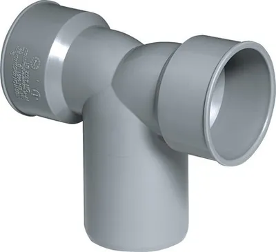 Obrázok produktu pre HT-DSW dvojité spojovacie koleno DN 40 mm / 50 mm / 40 mm