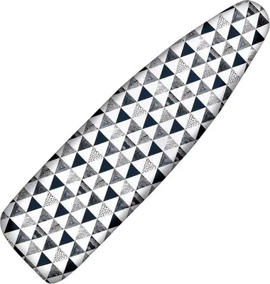 Produktbild von Bügelbrettbezug mit Polster - Glatte Bügelergebnisse - Flecken- und Hitzeresistent - 38 x 137 cm - Grau