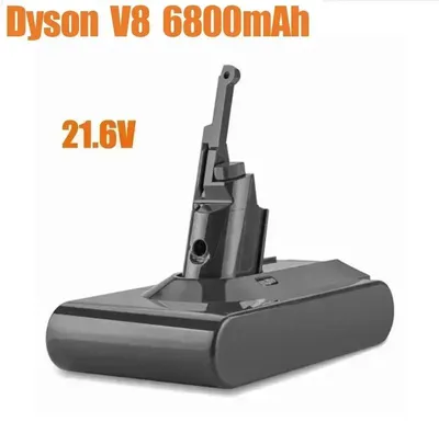 Obrázek produktu pro Baterie pro bezdrátový vysavač V8 - 21,6V Li-Ion náhradní baterie - vysoká kapacita 6800mAh - pro bezdrátové ruční vysavače - články 18650