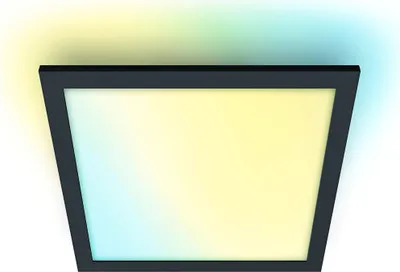 Zdjęcie produktu dla WiZ Panel sufitowy 12 W kwadratowy, Bluetooth, Czarny, LED, Metal, Niewymienialne źródło światła, 2700 K