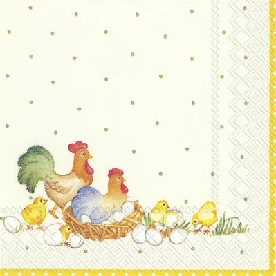 Produktbild von Servietten 33x33 cm - NEW EASTER FARMERS (V&B)