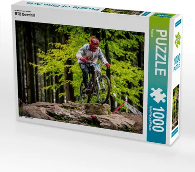 Produktbild von CALVENDO Puzzle Ein Motiv aus dem Kalender MTB Downhill | 1000 Teile Lege-Größe 64x48cm Foto-Puzzle für glückliche Stunden