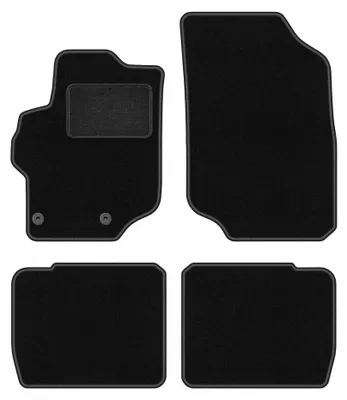 Immagine prodotto di Tappetini in moquette per Peugeot 301 2012- (berlina) – set 4 pezzi, neri, su misura – Wielganizator LUX