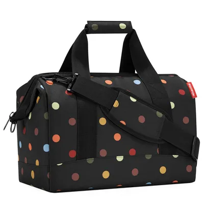 Produktbild von reisenthel allrounder M dots - Cestovná taška cez rameno black dots - mixed dots