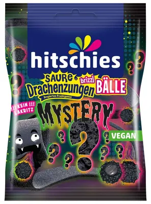 Produktbild von hitschies Saure Drachenzungen brizzl Bälle Mystery Edition 125g