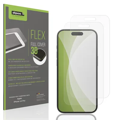Immagine prodotto di 2x Pellicola protettiva opaca per Apple iPhone 14 Pro Protezione Antiurto Anti-Shock