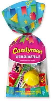 Produktbild von Candyman Überraschungstüte 52 g – Süße Vielfalt, ideal für unterwegs