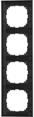Produktbild von Merten Abdeckrahmen 4-fach M-Pure, anthrazit, MEG040-3614