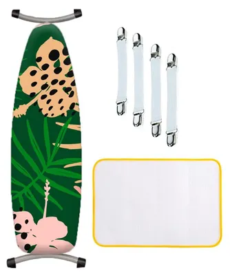 Productafbeelding van Strijkplankhoes 150 x 50 cm met Clips en Strijkdoek