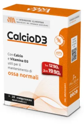 Productafbeelding van SANAVITA CALCIUM VITAMINE D3, 30 tabletten