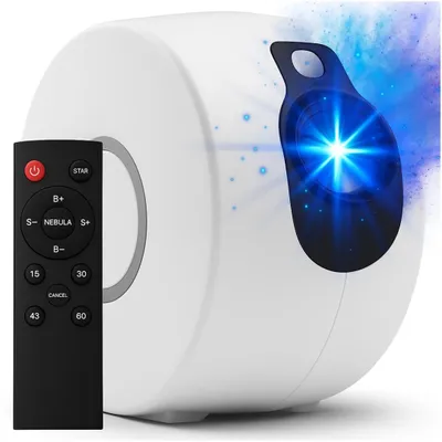Produktbild von ASATO Sternenprojektor 3D – LED Galaxie & Nebel, mit Fernbedienung & Laserlicht