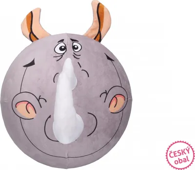Produktbild von Míč nafukovací plyšový - nosorožec 30 cm