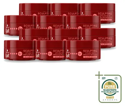Imagen del producto de 12 unidades de pasta moldeadora Taft - Fijación flexible - 75 ml - Paquete de suministro