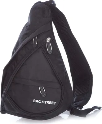 Produktbild von Bag Street Leichter Damen Herren Outdoor Fahrrad Rucksack für eine Schulter, Schwarz