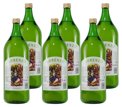 Produktbild von Lorenzo Vino Bianco Weißwein (6 x 2,0L)